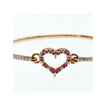 925 Sterling Silver Gold Plated Pink Topaz 