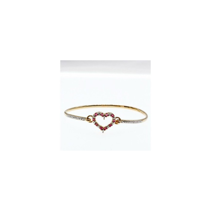 925 Sterling Silver Gold Plated Pink Topaz 