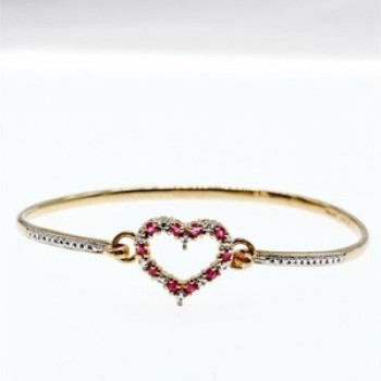 925 Sterling Silver Gold Plated Pink Topaz 