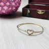 925 Sterling Silver Gold Plated Pink Topaz 