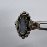 Vintage 925 Sterling Silver Mother Of Pearl Ring Size 5.5