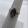 Vintage 925 Sterling Silver Mother Of Pearl Ring Size 5.5