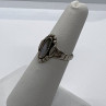 Vintage 925 Sterling Silver Mother Of Pearl Ring Size 5.5