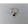 10K YELLOW GOLD TANZANITE RING SIZE 5.5