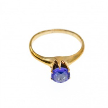 10K Yellow Gold Tanzanite Ring Size 5.5