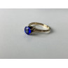 10K YELLOW GOLD TANZANITE RING SIZE 5.5