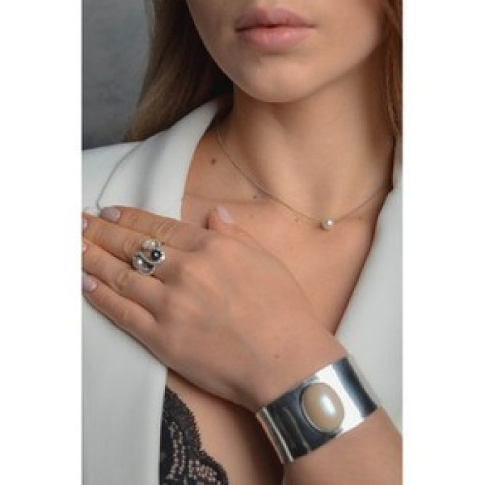 925 Sterling Silver Mother of Pearl Bracelet