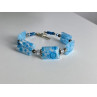 925 Sterling Silver Jewelry Glass Bracelet