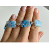 925 Sterling Silver Jewelry Glass Bracelet
