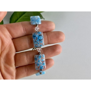 925 Sterling Silver Jewelry Glass Bracelet