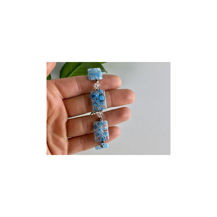 925 Sterling Silver Jewelry Glass Bracelet