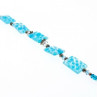 925 Sterling Silver Jewelry Glass Bracelet
