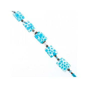 925 Sterling Silver Jewelry Glass Bracelet