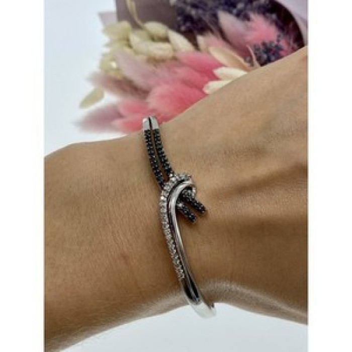 925 Sterling Silver Spinel Bracelet