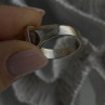 925 Sterling Silver Chrysoberyl Cats Eye Ring Size 8.5