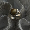 925 Sterling Silver Chrysoberyl Cats Eye Ring Size 8.5