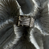 925 Sterling Silver Gold Plated Part Cz Ring Size 9