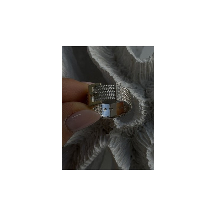 925 Sterling Silver Gold Plated Part Cz Ring Size 9