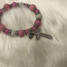 Beautiful Bracelet with Cross and CZ