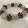 Bracelet with Pink Quartz