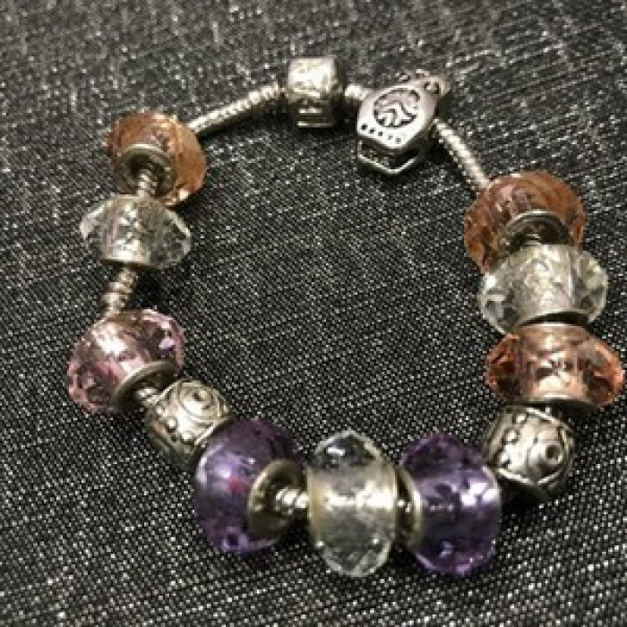925 Sterling Silver with Сharms Pandora Bracelet (original)