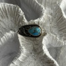 Unique Design 925 Sterling Silver Turquoise Ring Adjustable