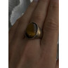Vintage 925 Sterling Silver Tiger's Eye Ring Size 11.5
