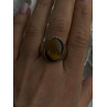 Vintage 925 Sterling Silver Tiger's Eye Ring Size 11.5