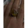 Vintage 925 Sterling Silver Tiger's Eye Ring Size 11.5