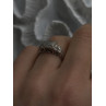925 Sterling Silver Diamonds Heart Ring Size 7