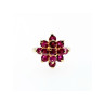 14K YELLOW GOLD RUBY RING SIZE 6.75