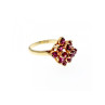 14K YELLOW GOLD RUBY RING SIZE 6.75