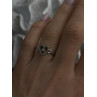 925 Sterling Silver White Colorless Topaz Heart Ring Size 7
