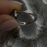 925 Sterling Silver White Colorless Topaz Heart Ring Size 7