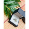 925 Sterling Silver Topaz Openwork Ring Size 9