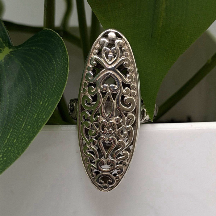 Vintage 925 Sterling Silver Ring Size 7