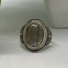 Vintage 925 Sterling Silver Labradorite Gemstone Ring Size 11