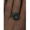 Vintage 925 Sterling Silver Labradorite Gemstone Ring Size 11