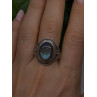Vintage 925 Sterling Silver Labradorite Gemstone Ring Size 11