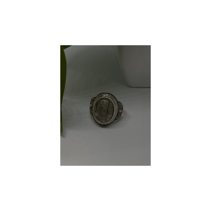 Vintage 925 Sterling Silver Labradorite Gemstone Ring Size 11
