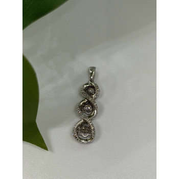 Beautiful Design 925 Sterling Silver Diamonds Pendant