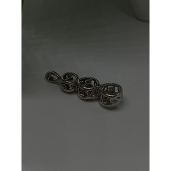 Beautiful Design 925 Sterling Silver Diamonds Pendant