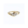 10K YELLOW GOLD SAPPHIRE RING SIZE 6.75