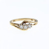 10K Yellow Gold Sapphire Ring Size 6.75