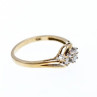 10K Yellow Gold Sapphire Ring Size 6.75