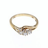 10K Yellow Gold Sapphire Ring Size 6.75