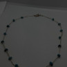 Beautiful Vintage 925 Sterling Silver Blue Turquoise Necklace