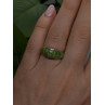 Vintage 925 Sterling Silver Green Turquoise Ring Size 7