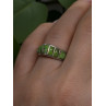 Vintage 925 Sterling Silver Green Turquoise Ring Size 7