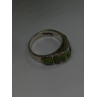 Vintage 925 Sterling Silver Green Turquoise Ring Size 7